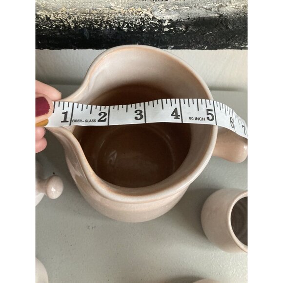 VTG Italian Modern Pottery Beverage Set Chocolate Dessert Coffee Mugs Pi… - Picture 14 of 14